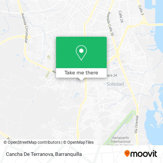 Mapa de Cancha De Terranova