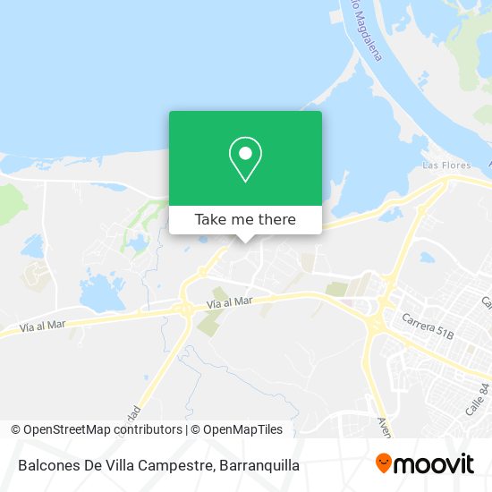 Mapa de Balcones De Villa Campestre