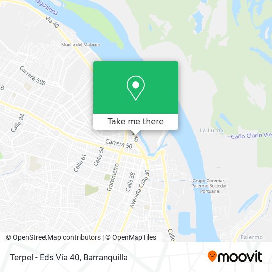Terpel - Eds Vía 40 map