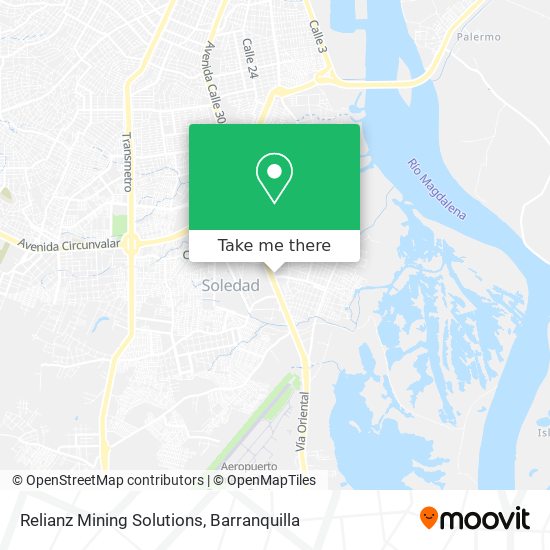 Relianz Mining Solutions map