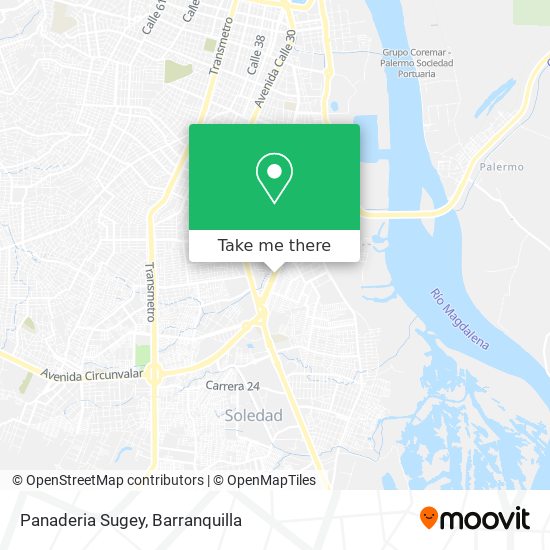 Mapa de Panaderia Sugey