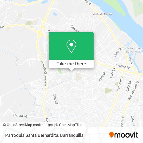 Parroquia Santa Bernardita map