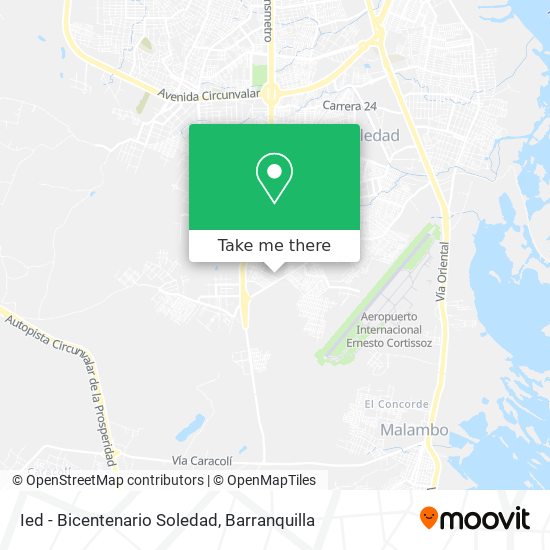 Mapa de Ied - Bicentenario Soledad