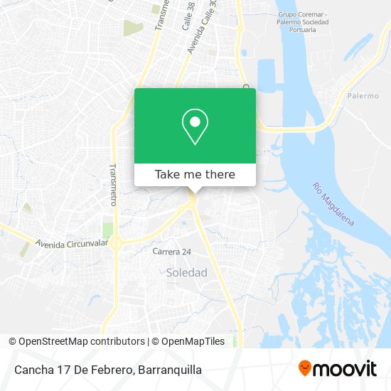 Cancha 17 De Febrero map