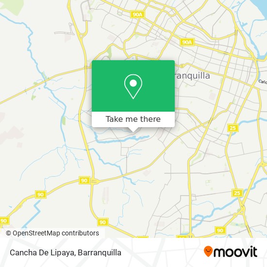 Cancha De Lipaya map