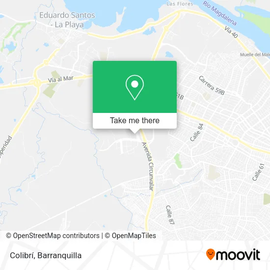 Colibrí map