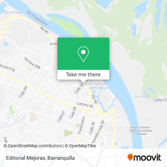 Editorial Mejoras map