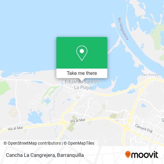Cancha La Cangrejera map