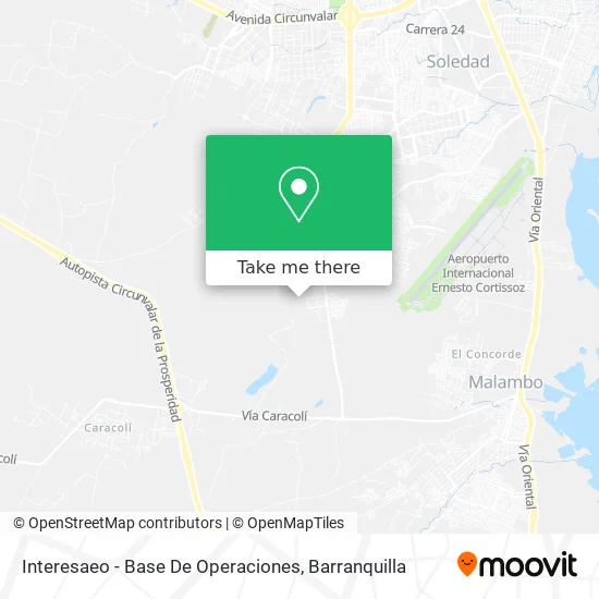 Interesaeo - Base De Operaciones map