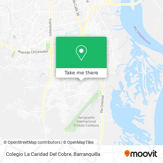 Colegio La Caridad Del Cobre map
