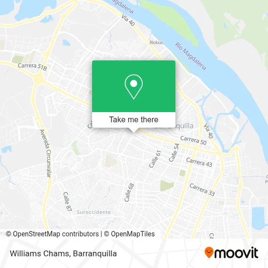Williams Chams map
