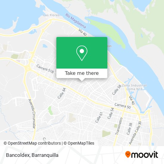 Bancoldex map