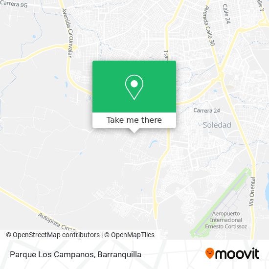 Mapa de Parque Los Campanos
