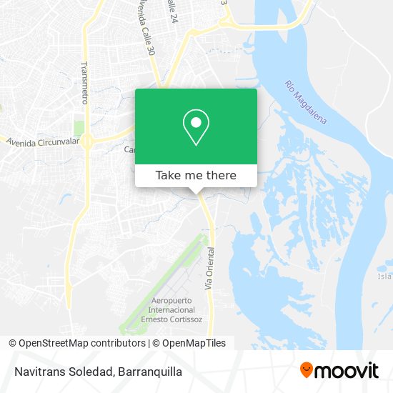 Mapa de Navitrans Soledad