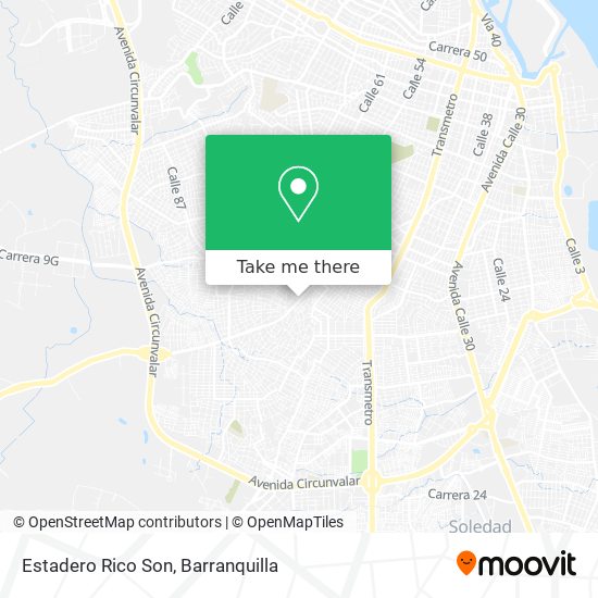 Estadero Rico Son map