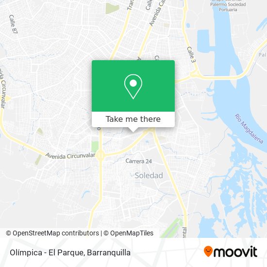 Olímpica - El Parque map