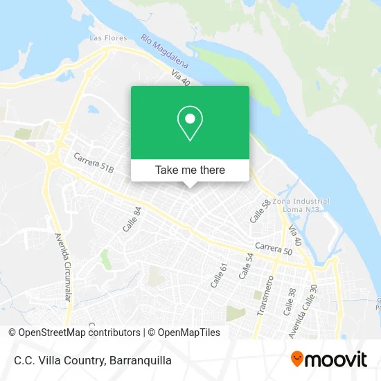 C.C. Villa Country map