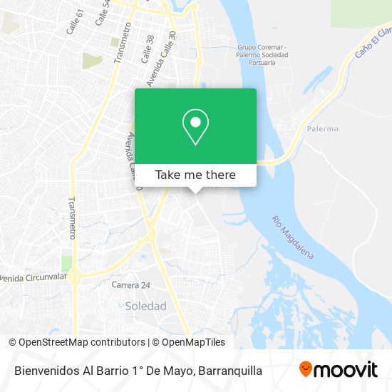 Bienvenidos Al Barrio 1° De Mayo map
