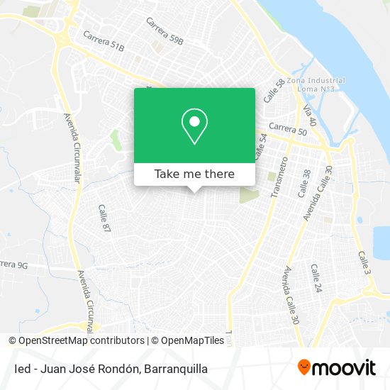 Ied - Juan José Rondón map