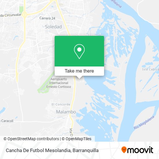 Mapa de Cancha De Futbol Mesolandia