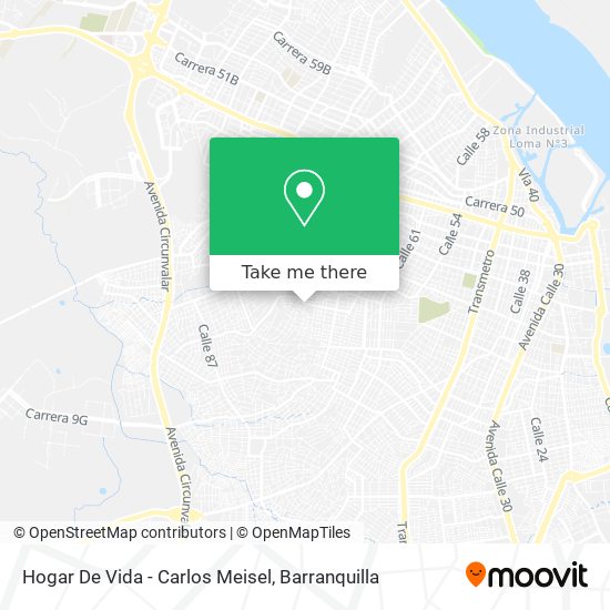 Mapa de Hogar De Vida - Carlos Meisel