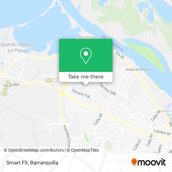 Mapa de Smart Fit