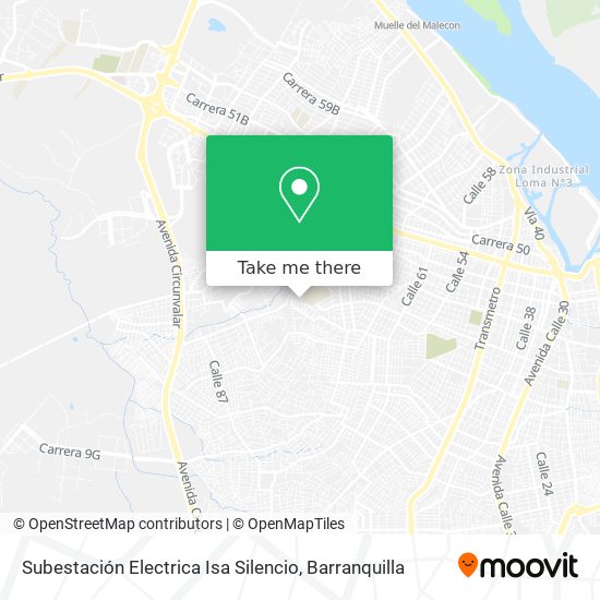 Subestación Electrica Isa Silencio map