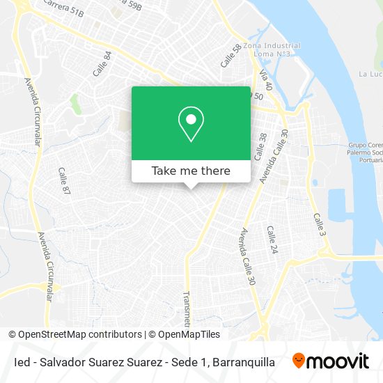 Ied - Salvador Suarez Suarez - Sede 1 map