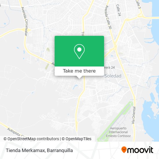 Mapa de Tienda Merkamax