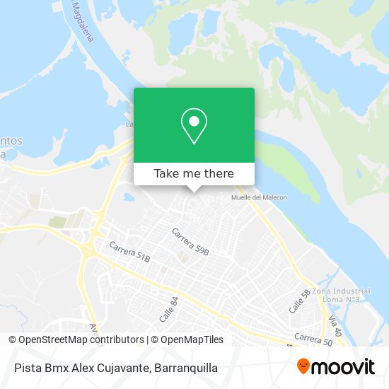 Pista Bmx Alex Cujavante map
