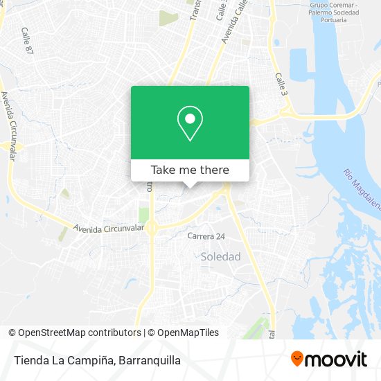 Tienda La Campiña map