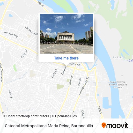 Catedral Metropolitana María Reina map