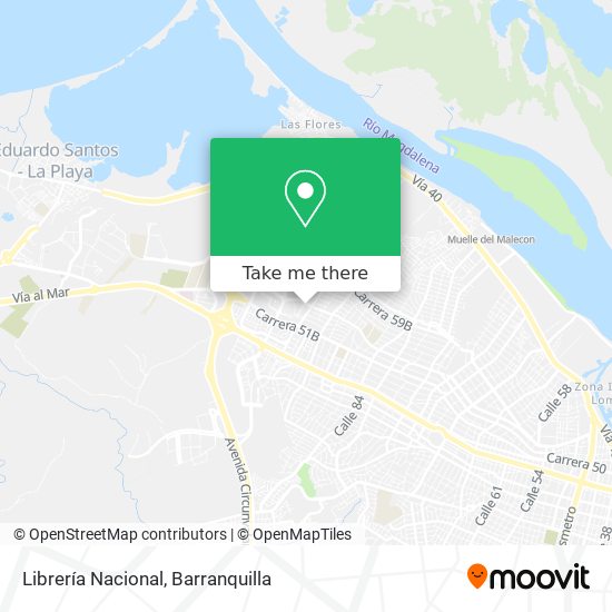 Librería Nacional map