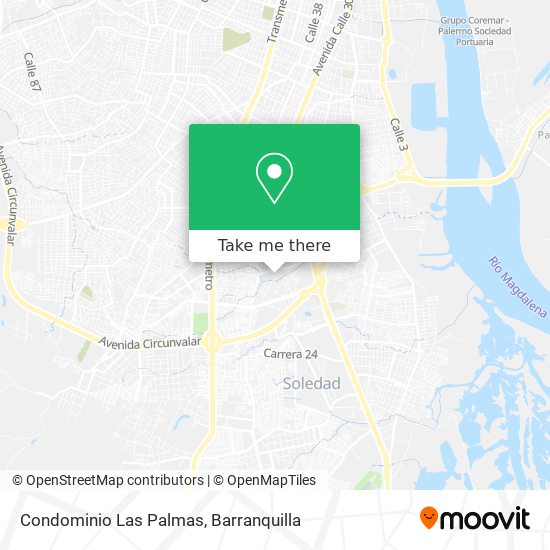 Condominio Las Palmas map