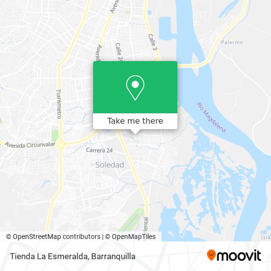 Tienda La Esmeralda map