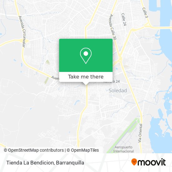 Tienda La Bendicion map