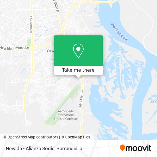 Nevada - Alianza Sodis map