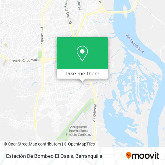 Estación De Bombeo El Oasis map