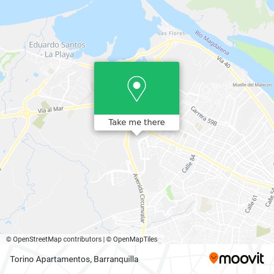 Torino Apartamentos map