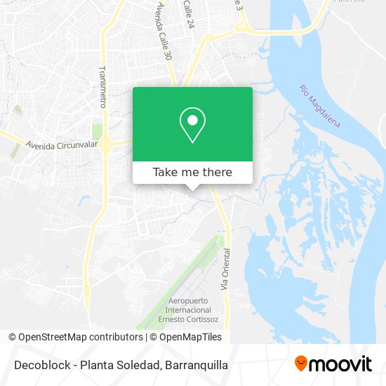 Decoblock - Planta Soledad map