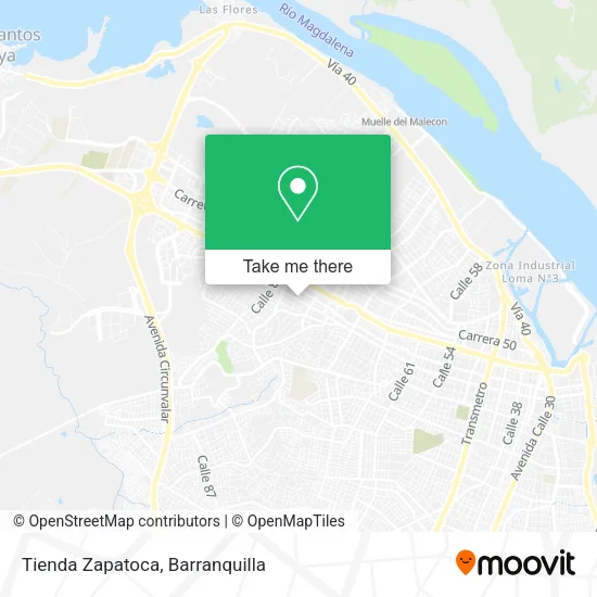 Tienda Zapatoca map