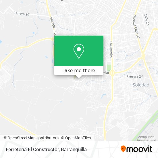 Mapa de Ferretería El Constructor