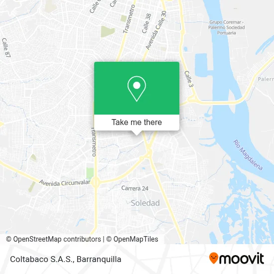 Coltabaco S.A.S. map