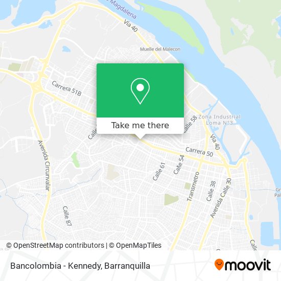 Bancolombia - Kennedy map