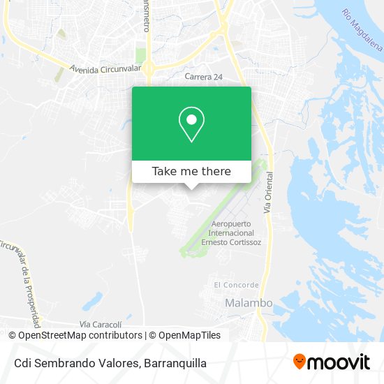 Cdi Sembrando Valores map