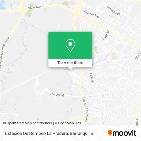 Mapa de Estación De Bombeo La Pradera