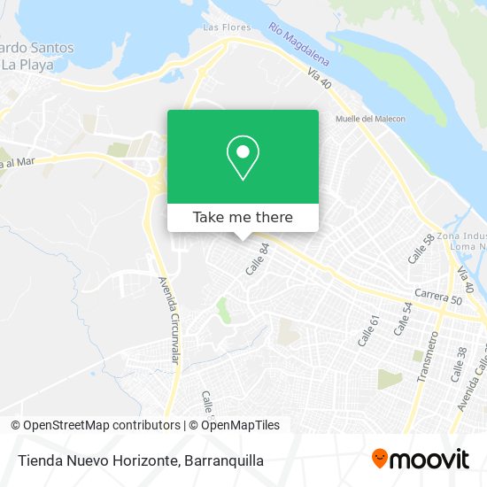 Tienda Nuevo Horizonte map