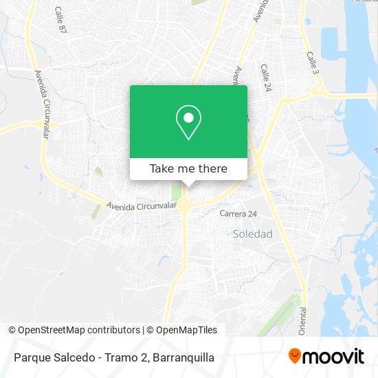Parque Salcedo - Tramo 2 map