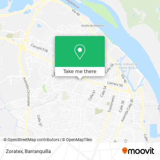 Zoratex map