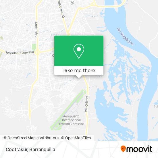 Mapa de Cootrasur